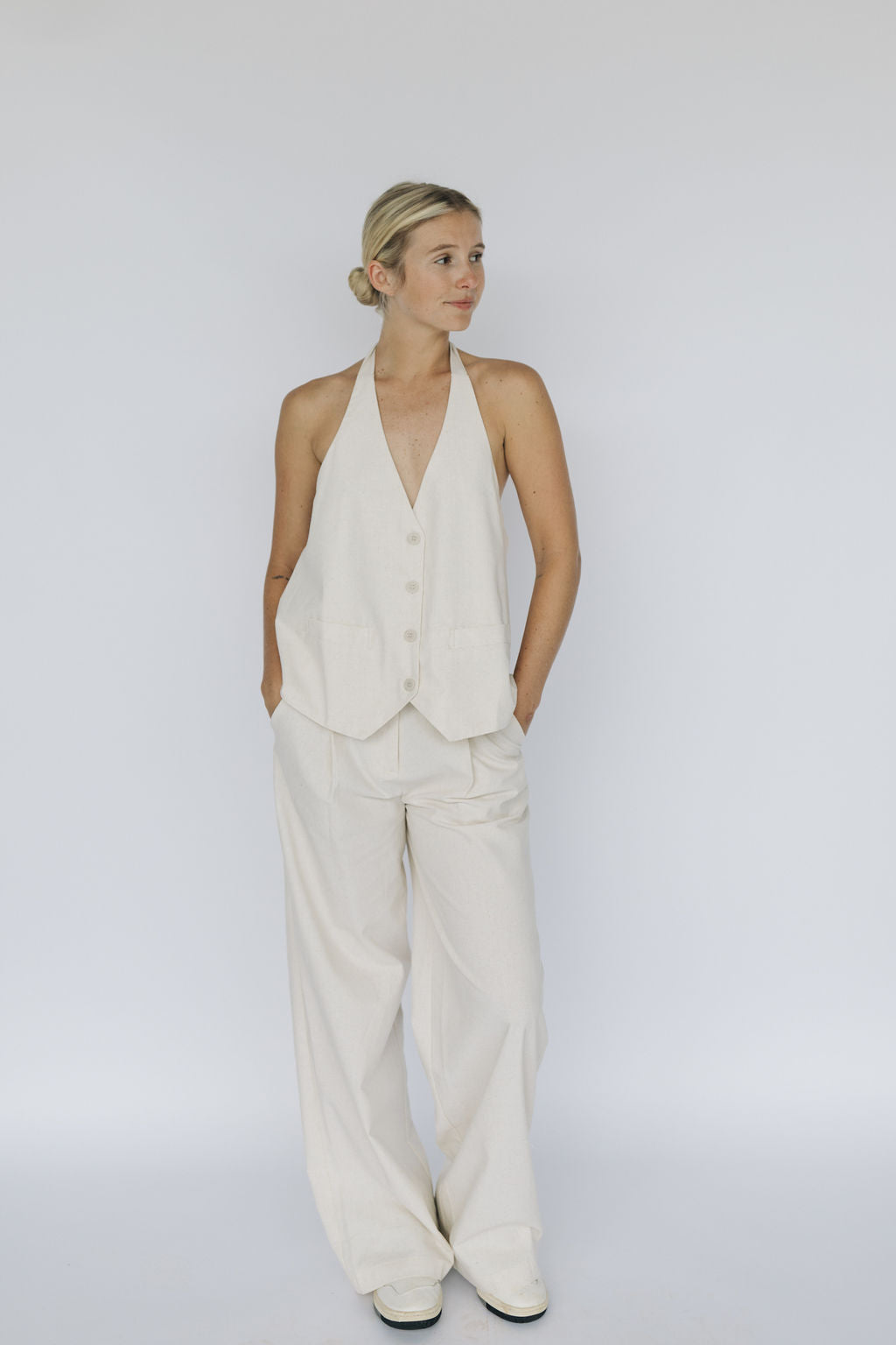 Linen Oatmeal Set