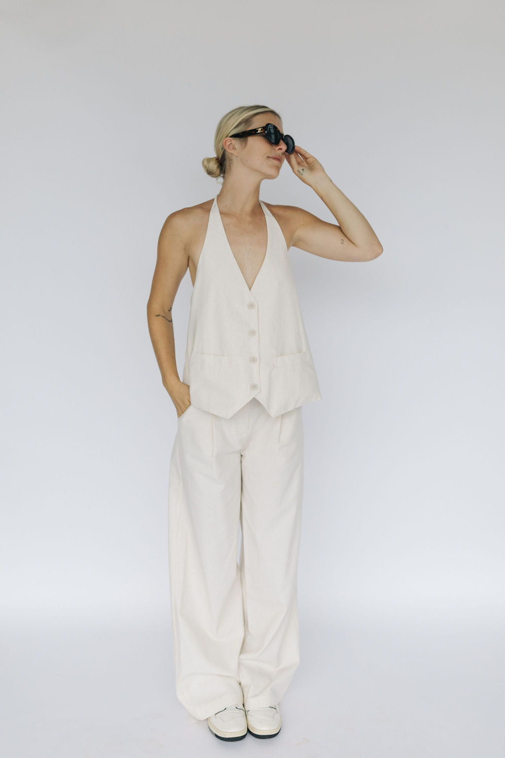 Linen Oatmeal Set