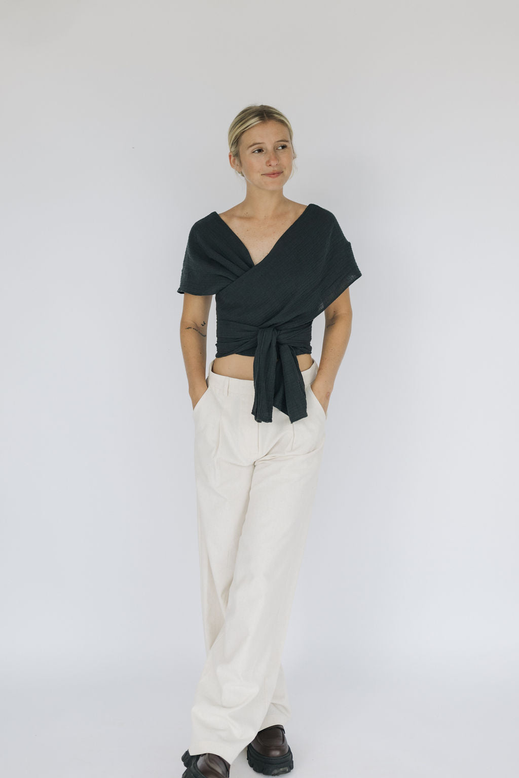 Iris Tie Top