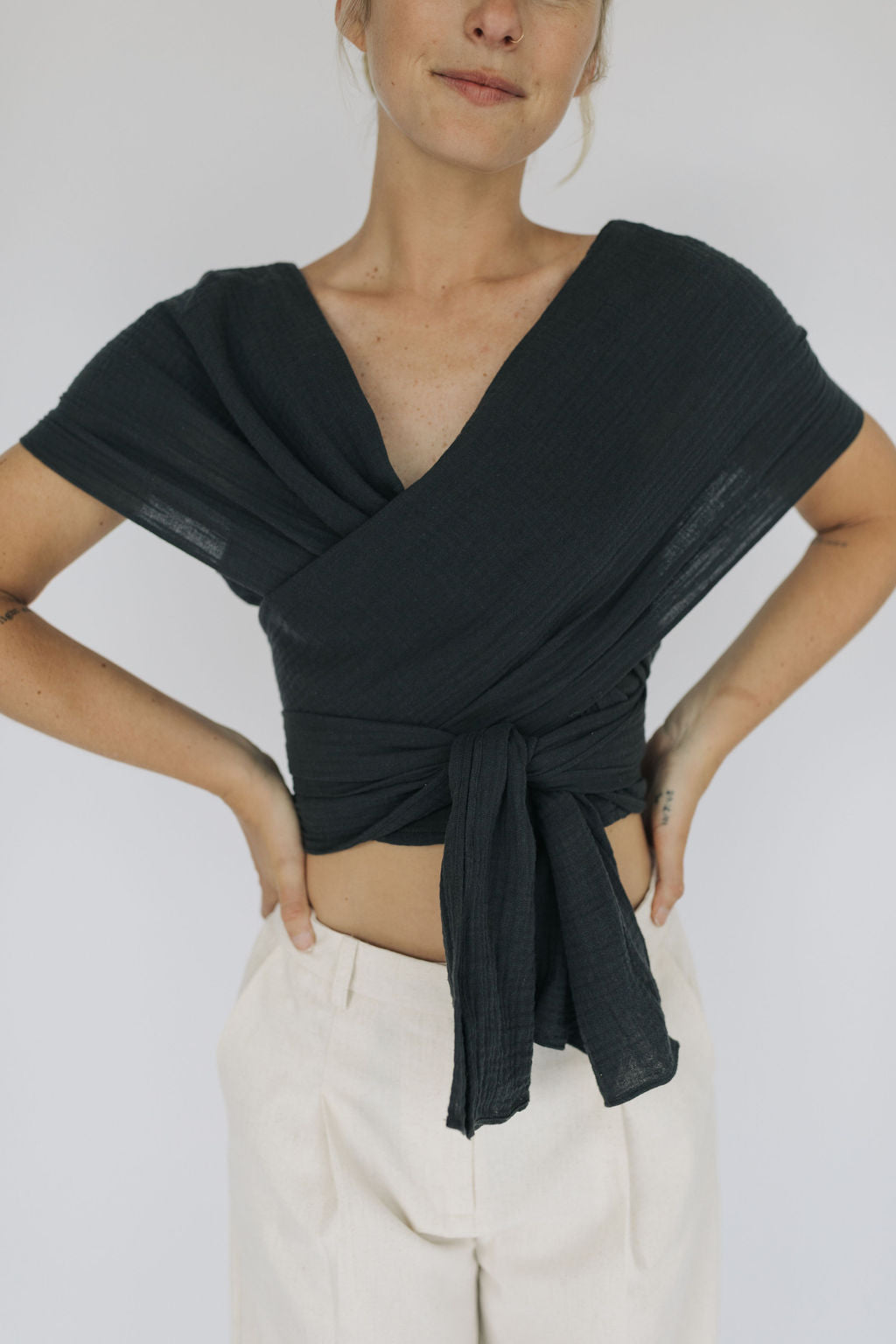 Iris Tie Top