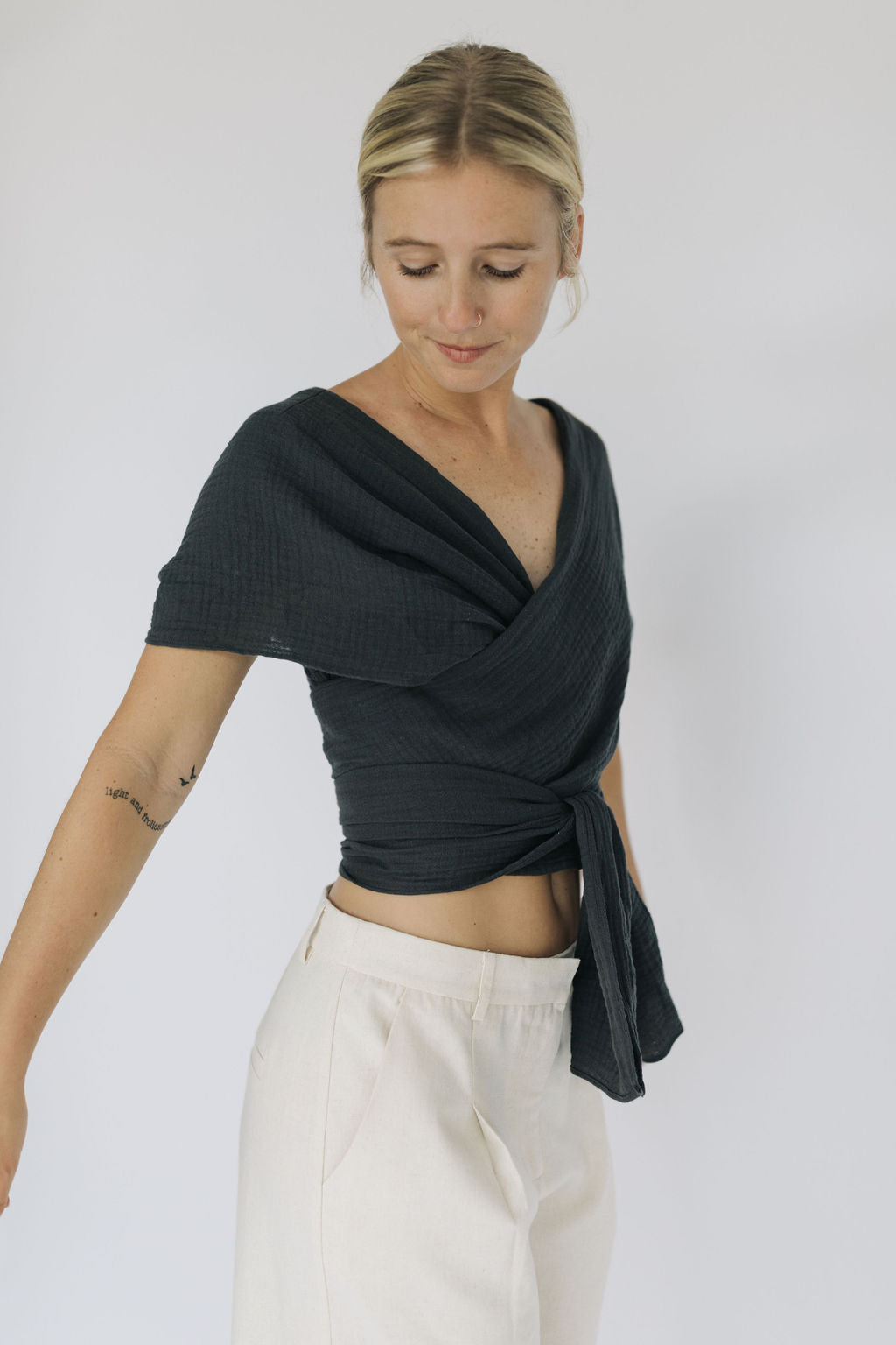 Iris Tie Top
