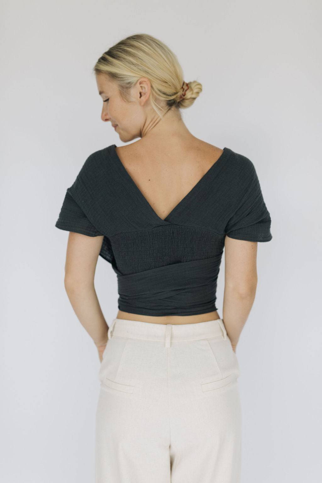 Iris Tie Top