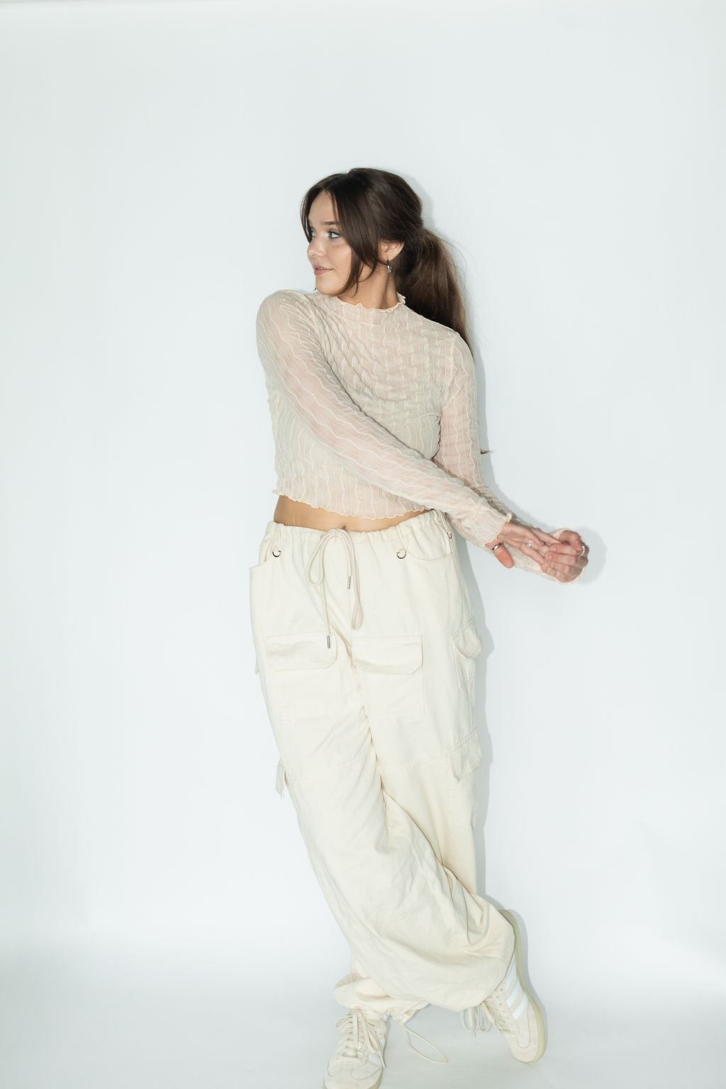 Kimmi Mesh Long Sleeve