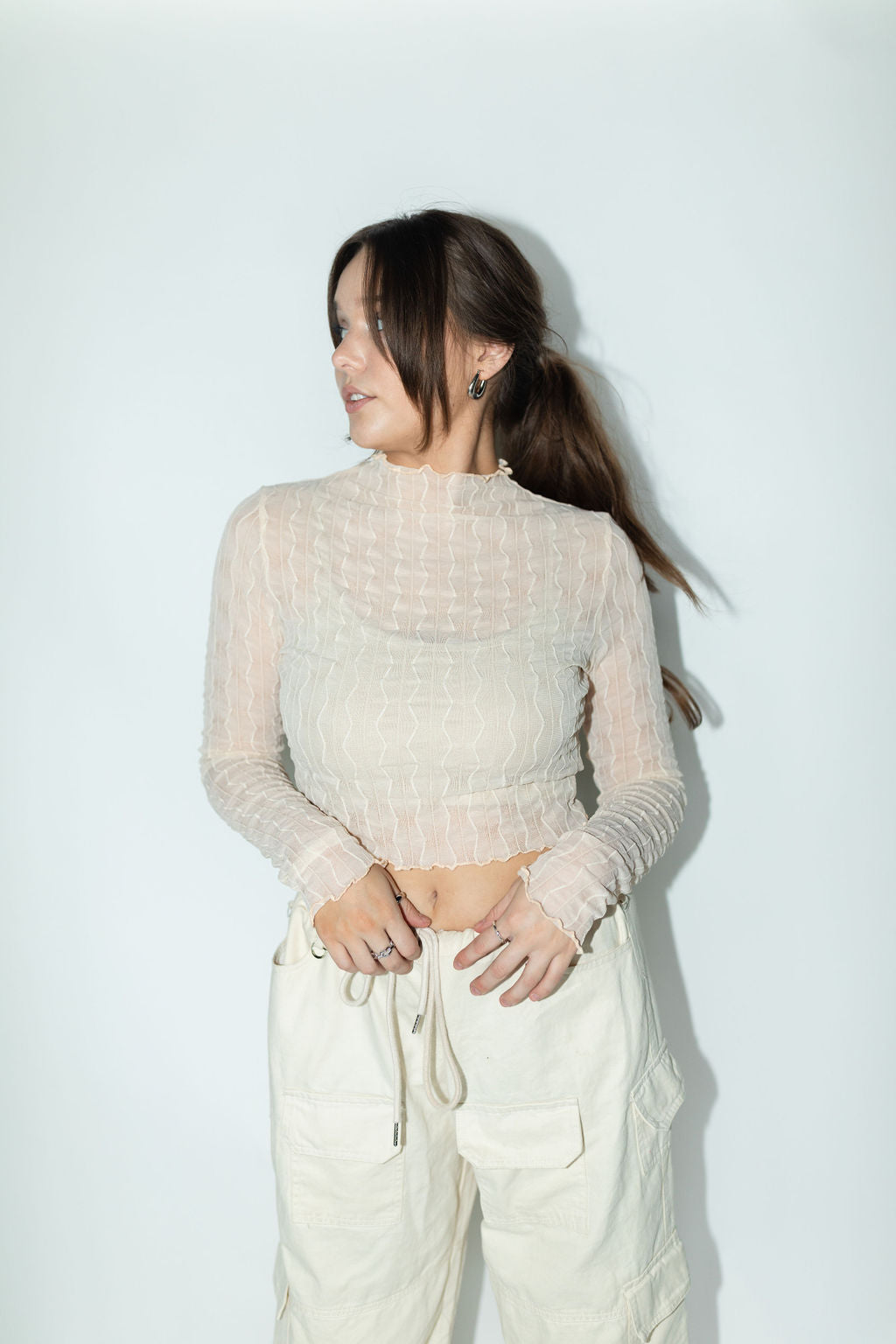 Kimmi Mesh Long Sleeve