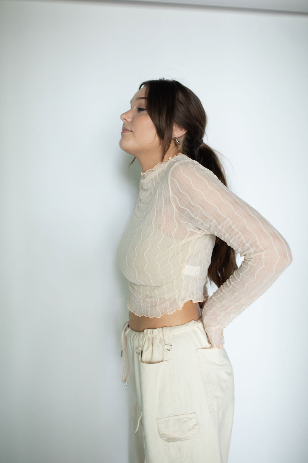 Kimmi Mesh Long Sleeve