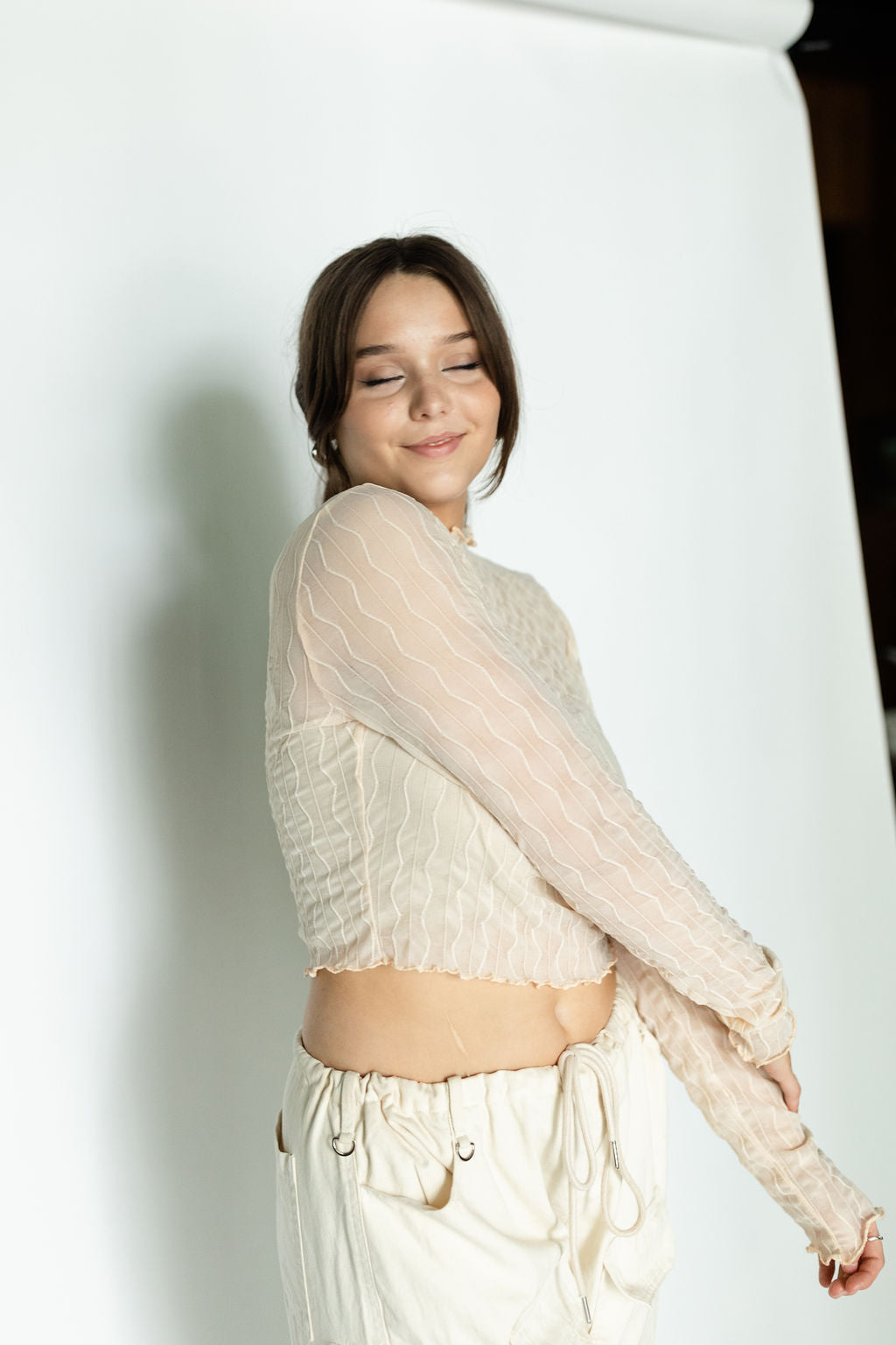 Kimmi Mesh Long Sleeve