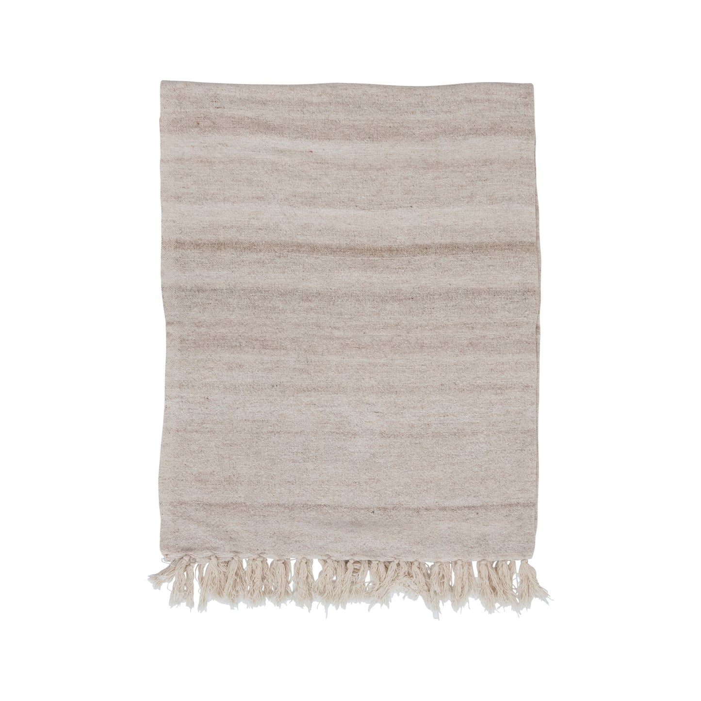 Cream Wool Throw