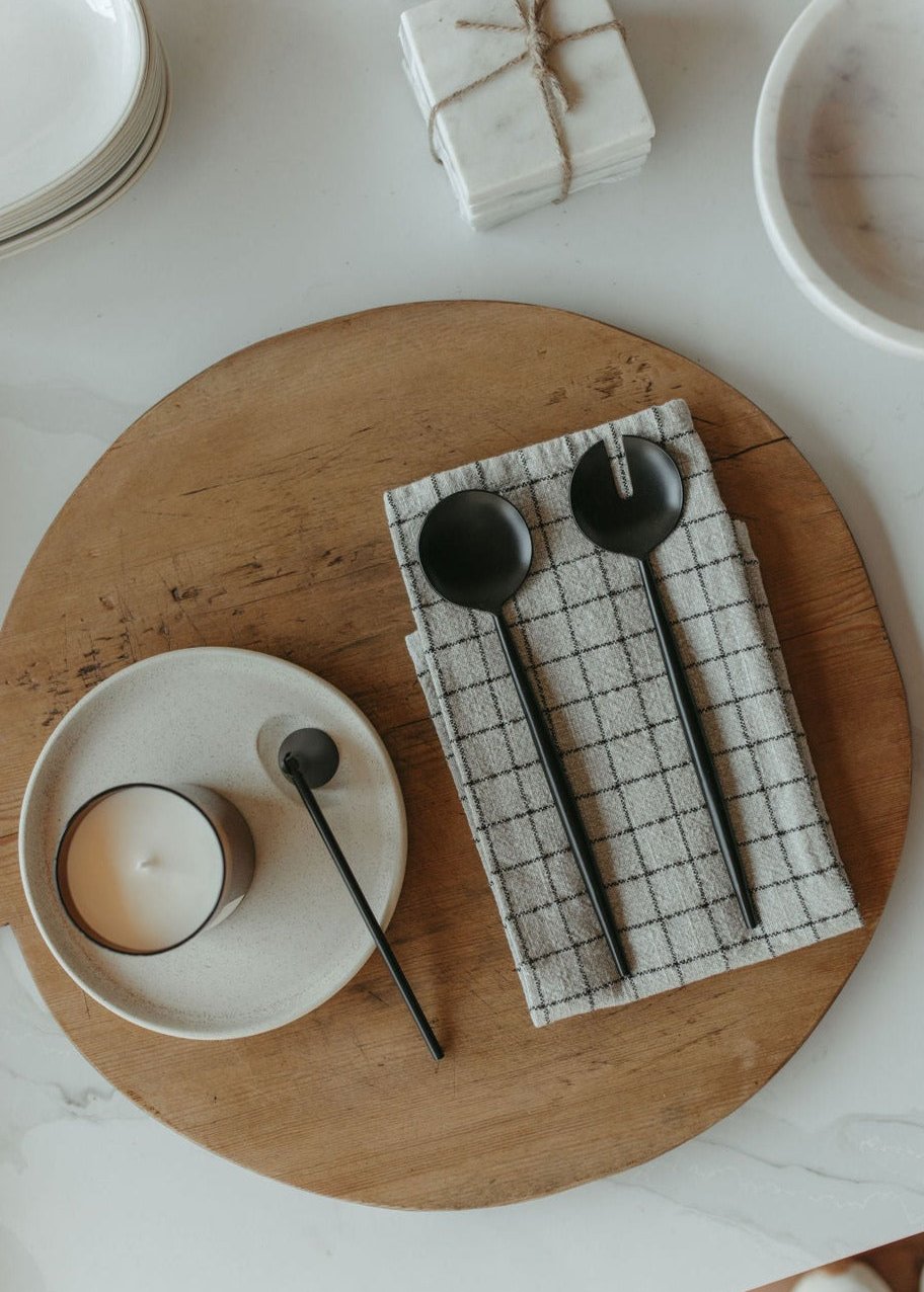 Iron Serving Spoons