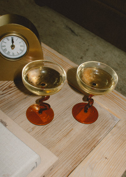 Swirl Cocktail Glass