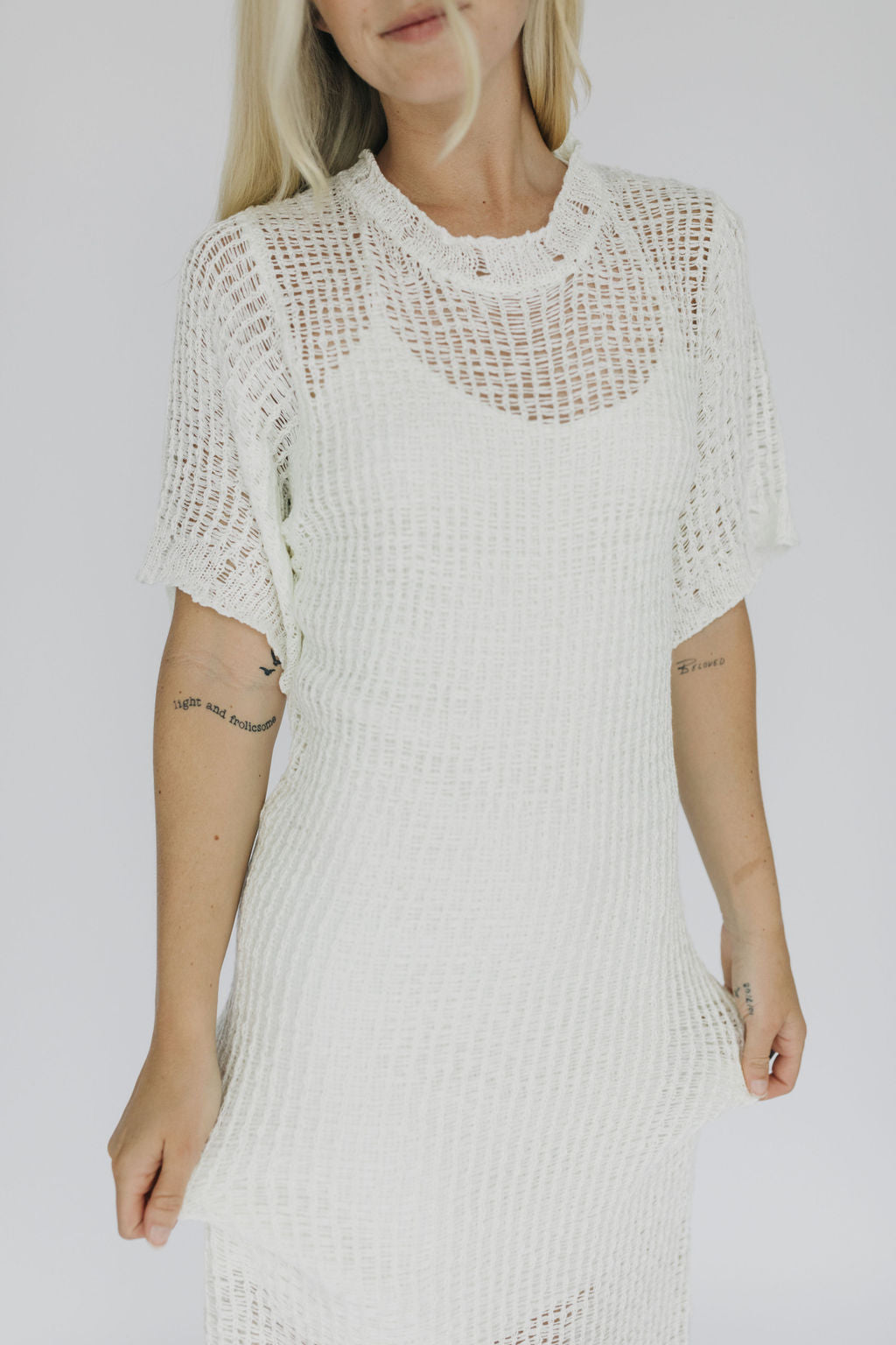 Lila maxi crochet dress
