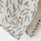 Linen Mistletoe Print Towel