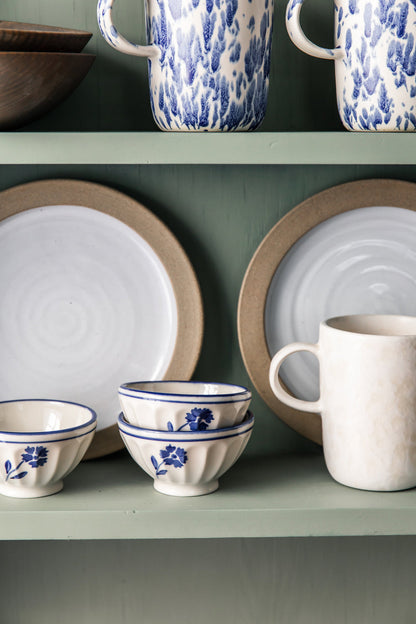 Side view of the Mini Coventry Cornflower Bowl