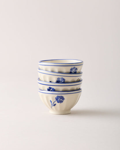 Mini Coventry Cornflower Bowls grouped together