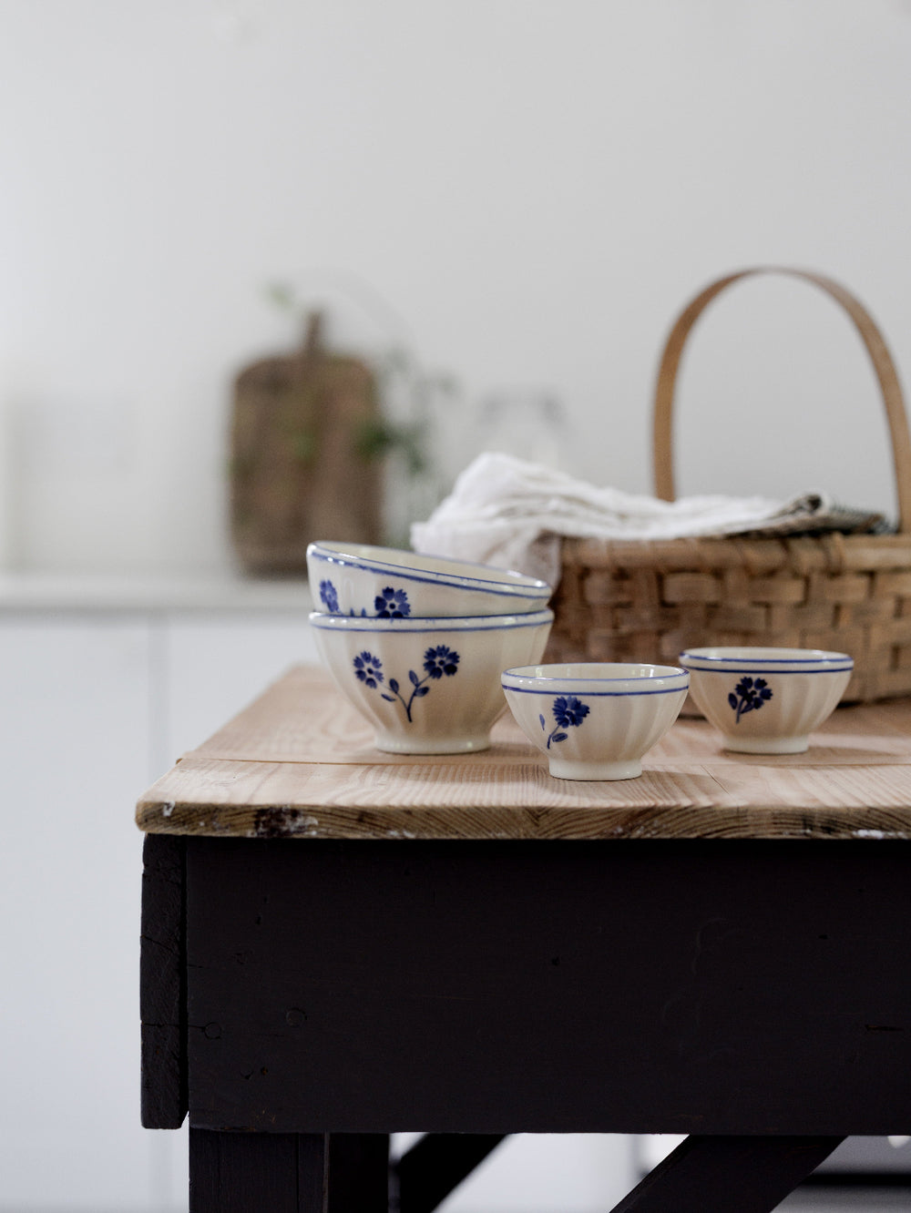 Coventry Cornflower Bowls styled together
