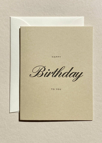 Happy Birthday