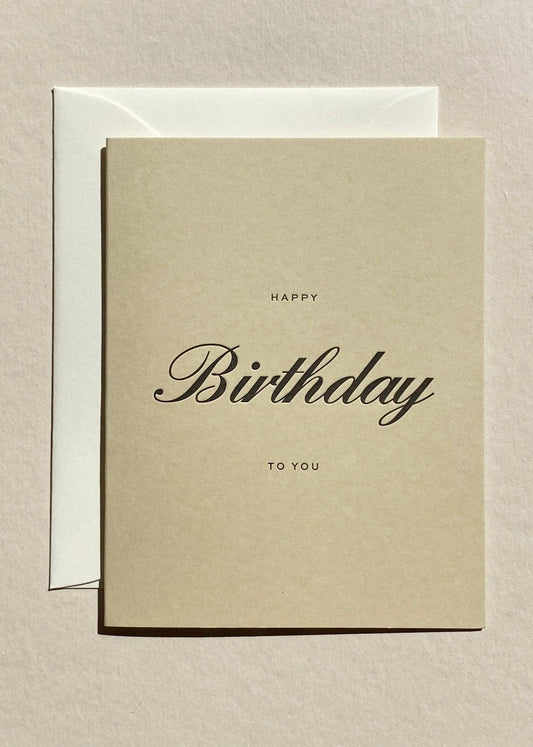 Happy Birthday