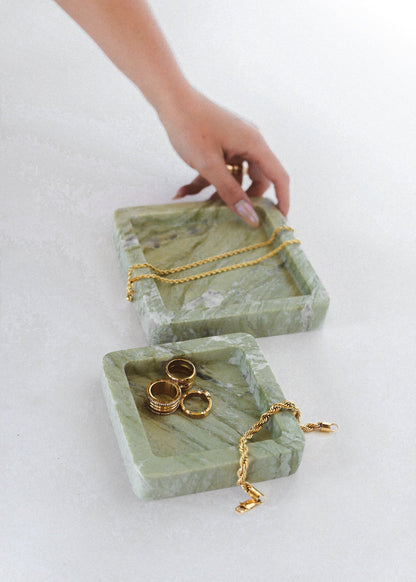 Oyster Marble Trays